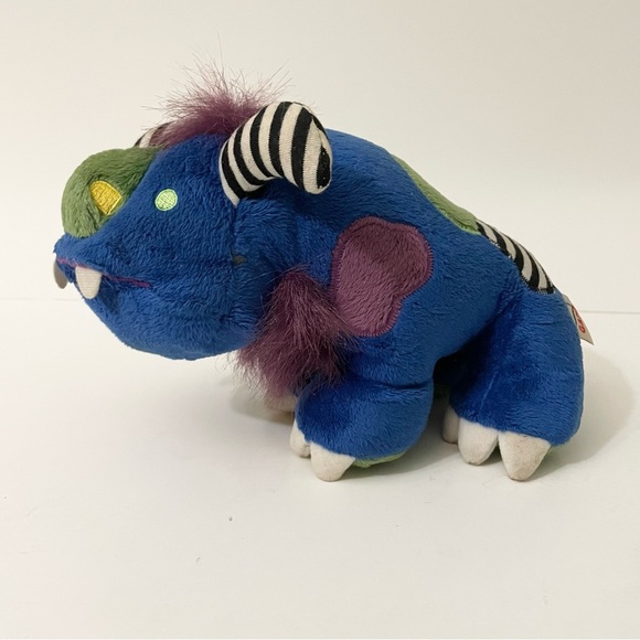 Ganz Webkinz Midnight Monster Stuffed Animal Plush Toy Ugly Ogre No Code - Picture 15 of 15